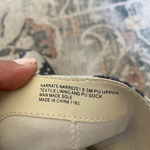 BADDIE Steve Madden Reptile Boots – Snakeskin Narrate Heeled – Size 8.5 - Picture 4 of 6